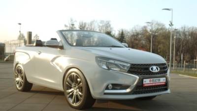 Как могла бы выглядеть Lada Vesta в виде кабриолета и где бы её покупали - usedcars.ru - Москва