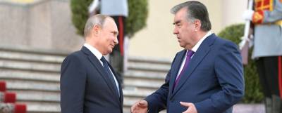 Владимир Путин - Дмитрий Песков - Эмомали Рахмон - Владимир Путин и Эмомали Рахмон обсудили ситуацию на границе Таджикистана и Афганистана - runews24.ru - Россия - Таджикистан - Афганистан