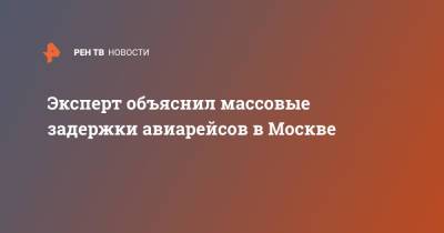 Олег Пантелеев - Эксперт объяснил массовые задержки авиарейсов в Москве - ren.tv - Москва - Россия - Анапа - Сочи - Симферополь - Геленджик