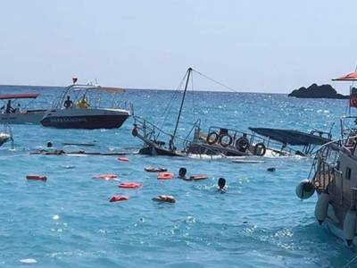 В Турции затонул экскурсионный катер, погиб ребенок - unn.com.ua - Украина - Киев - Турция - Ливия - Тунис