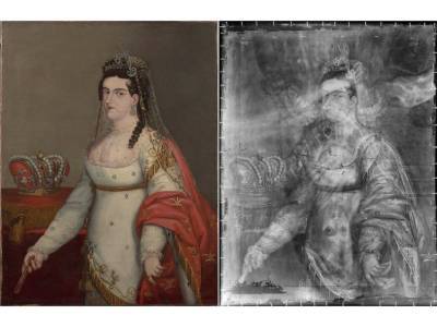 Под портретами императора Мексики и его жены оказались портреты испанской королевской четы - polit.ru - Мексика - Испания - Mexico