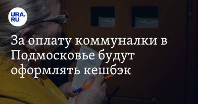 За оплату коммуналки в Подмосковье будут оформлять кешбэк - ura.news - Московская обл.