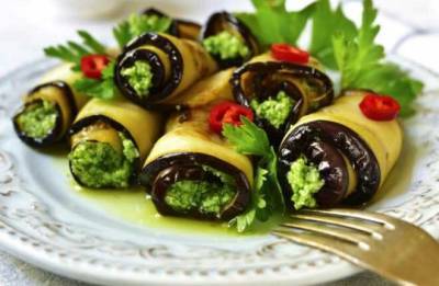 Баклажаны с орехами (Грузинская кухня) - fokus-vnimaniya.com