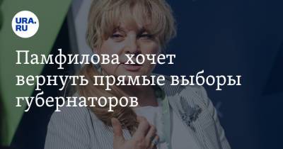 Элла Памфилова - Памфилова хочет вернуть прямые выборы губернаторов. Инициатива коснется двух регионов УрФО - ura.news - Югра - окр. Янао