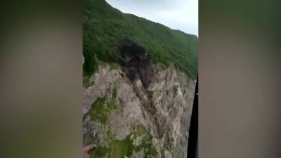 Появилось видео с места крушения Ан-26 на Камчатке - piter.tv