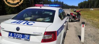 Пьяного скутериста поймали автоинспекторы недалеко от Петрозаводска - stolicaonego.ru - Петрозаводск - район Прионежский - республика Карелия