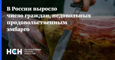 В России выросло число граждан, недовольных продовольственным эмбарго - nsn.fm - Россия