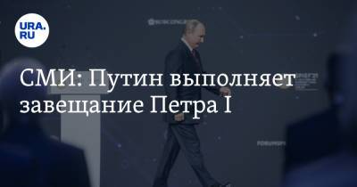 Владимир Путин - СМИ: Путин выполняет завещание Петра I - ura.news - Россия - США - Вашингтон - Турция