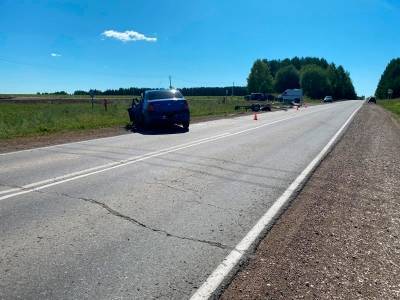Прицеп вылетел на встречку. На 16 километре автодороги Кунгур-Ашап произошло ДТП - iskra-kungur.ru - Россия - Пермь