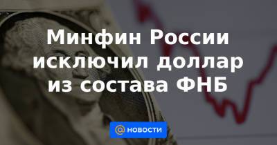 Минфин России исключил доллар из состава ФНБ - news.mail.ru - Россия - США