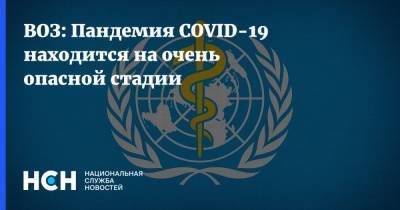 Адан Гебрейесус - ВОЗ: Пандемия COVID-19 находится на очень опасной стадии - nsn.fm