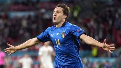Федерико Кьез - На Евро - Кьеза признан лучшим игроком матча Италия — Испания на Евро-2020 - iz.ru - Италия - Израиль - Испания