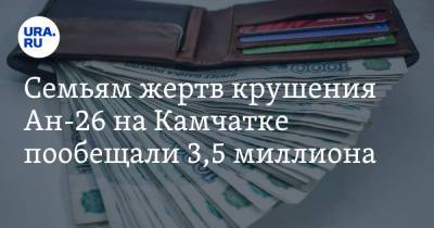 Семьям жертв крушения Ан-26 на Камчатке пообещали 3,5 миллиона - ura.news - Камчатский край