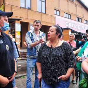 Запорожские предприниматели вышли на акцию протеста против стихийной торговли. Фото. Видео - reporter-ua.com - Запорожье