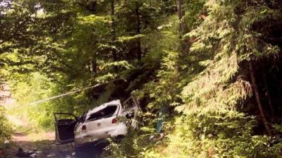 В Карпатах автомобиль с людьми упал с обрыва (ФОТО) - lenta.ua - Украина - Ивано-Франковская обл.