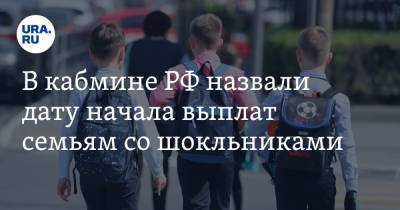 Владимир Путин - Антон Котяков - В кабмине РФ назвали дату начала выплат семьям со школьниками - ura.news - Россия