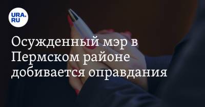 Осужденный мэр в Пермском районе добивается оправдания - ura.news - Россия - Пермь - район Пермский