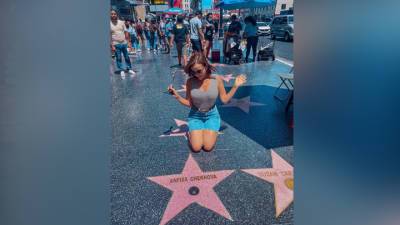 Мэрилин Монро - Анфиса Чехова - Анфиса Чехова показала свою именную звезду на Аллее славы в Голливуде - vesti.ru - США - Лос-Анджелес