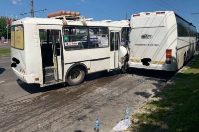 Пять человек пострадали в ДТП с автобусами в Курске - chr.mk.ru - Курская обл. - Курск