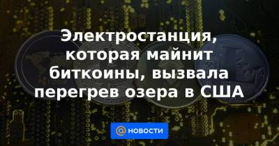 Электростанция, которая майнит биткоины, вызвала перегрев озера в США - news.mail.ru - США - шт. Нью-Йорк