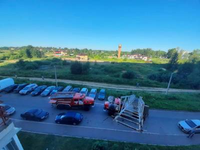 В Смоленске утро началось с пожара в 11-тиэтажке - rabochy-put.ru - Смоленск