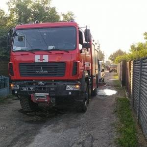 В Мелитополе горел жилой дом. Фото - reporter-ua.com - Мелитополь