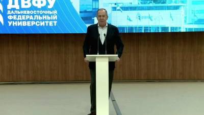 Сергей Лавров - Сергей Лавров в лекции для студентов ДВФУ рассказал о попытках Запада переписать историю - 1tv.ru - Россия - США - Крым - Афганистан