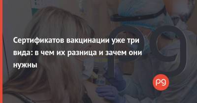 Сертификатов вакцинации уже три вида: в чем их разница и зачем они нужны - thepage.ua - Украина - Молдавия - Турция - Венгрия