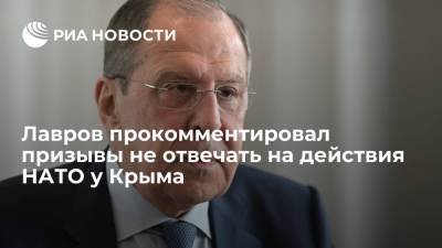 Сергей Лавров - Анна Кузнецова - Денис Проценко - Лавров возмутился призывами некоторых политиков не реагировать на действия НАТО у Крыма - ria.ru - Россия - США - Крым - Владивосток