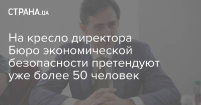 Алексей Любченко - На кресло директора Бюро экономической безопасности претендуют уже более 50 человек - strana.ua - Украина - Вильнюс