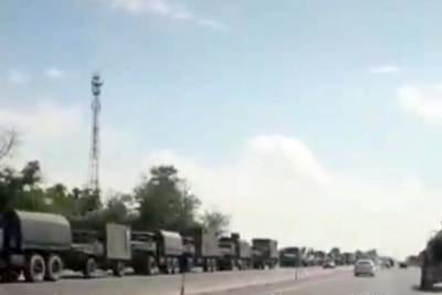 Владлен Татарский - В Краснодарском крае замечена большая колонна военной техники, видео - real-vin.com - Россия - Украина - Краснодарский край - ДНР