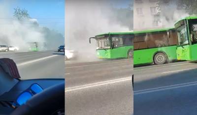 В Тюмени снова сгорел пассажирский автобус. Все произошло на улице Республики - nashgorod.ru - Тюмень