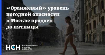 «Оранжевый» уровень погодной опасности в Москве продлен до пятницы - nsn.fm - Москва - Россия