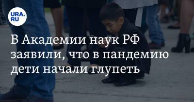 В Академии наук РФ заявили, что в пандемию дети начали глупеть - ura.news - Россия
