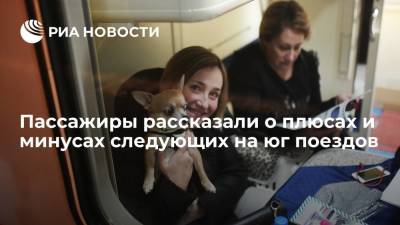 Пассажиры рассказали о плюсах и минусах следующих на юг поездов - ria.ru - Москва - Россия