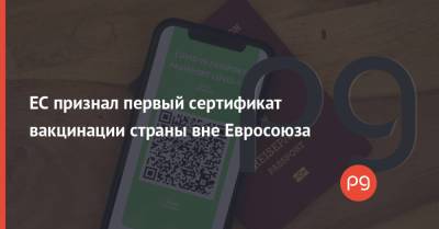 ЕС признал первый сертификат вакцинации страны вне Евросоюза - thepage.ua - Украина - Швейцария - Египет - Молдавия - Турция - Венгрия