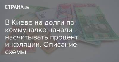 В Киеве на долги по коммуналке начали насчитывать процент инфляции. Описание схемы - strana.ua - Украина - Киев - Тарифы