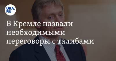 Владимир Путин - Дмитрий Песков - В Кремле назвали необходимыми переговоры с талибами - ura.news - Москва - Россия - Таджикистан - Афганистан