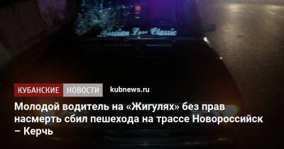 Молодой водитель на «Жигулях» без прав насмерть сбил пешехода на трассе Новороссийск – Керчь - kubnews.ru - Анапа - Сочи - Краснодарский край - Новороссийск - Керчь