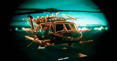 Как в видеоигре. Американские военные показали вертолет через новый прибор ночного видения (фото) - focus.ua - США - Украина - county Black Hawk