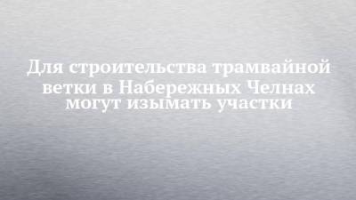 Наиль Магдеев - Для строительства трамвайной ветки в Набережных Челнах могут изымать участки - chelny-izvest.ru - Набережные Челны