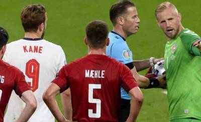 Гарри Кейн - Каспер Шмейхель - УЕФА открыл дело после матча Англия – Дания - novostiua.news - Украина - Англия - Дания