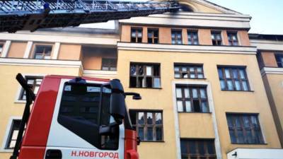 Пожар в нижегородском общежитии полностью потушили - iz.ru - Россия - Израиль - Нижегородская обл. - Нижний Новгород