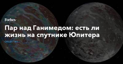 Пар над Ганимедом: есть ли жизнь на спутнике Юпитера - forbes.ru