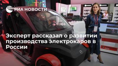Алексей Боровков - Эксперт Алексей Боровков: к 2030 году каждое десятое производимое в России авто будет электрокаром - smartmoney.one - Россия