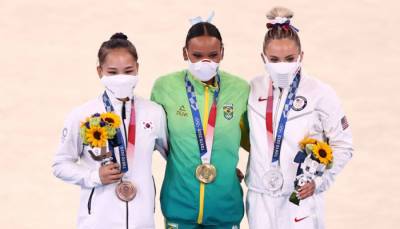 Артем Долгопят - Бразильянка Андраде выиграла золото Олимпиады в опорном прыжке - sportarena.com - Южная Корея - США - Токио - Израиль - Бразилия