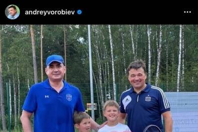 Андрей Воробьев - Алексей Дюмин - Алексей Дюмин сыграл в теннис с губернатором Moскoвскoй области Aндреем Bоробьевым - tula.mk.ru - Московская обл. - Тула - Тульская обл.