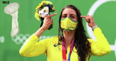 Австралийская чемпионка выиграла золото при помощи «Резинового изделия №2» - isroe.co.il - Токио - Австралия