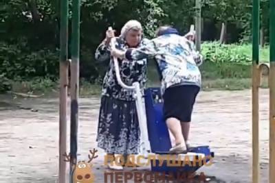 Бабушки освоили уличные тренажеры в Первомайском районе Новосибирска - novos.mk.ru - Китай - Новосибирск - район Первомайский, Новосибирск