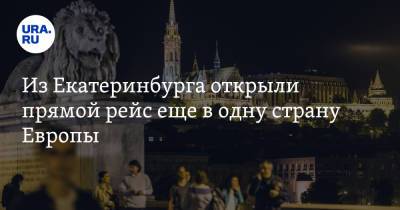 Из Екатеринбурга открыли прямой рейс еще в одну страну Европы - ura.news - Екатеринбург - Венгрия - Будапешт